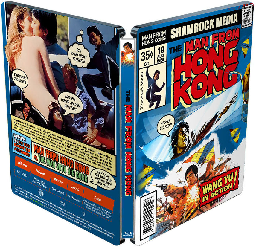 The Man From Hong Kong (1975) German Limited Edition Steelbook - Blu-ray Region B