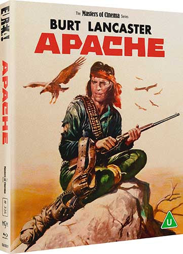 PRE-ORDER Apache (1954) LE Slipcover Eureka UK - Blu-ray Region Free