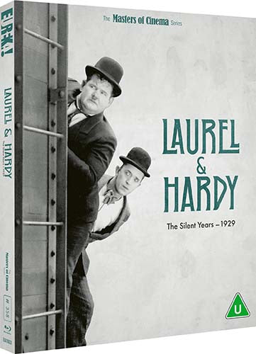 PRE-ORDER Laurel and Hardy - The Silent Years (1929) Limited Edition Slipcover Eureka UK - Blu-ray Region B