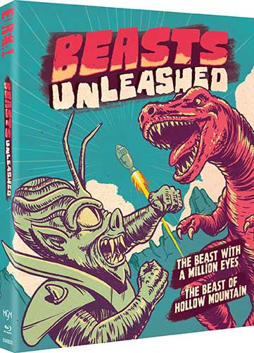 PRE-ORDER Beasts Unleashed (2 Films '55/'56) Limited Edition Slipcover Eureka UK - Blu-ray Region B