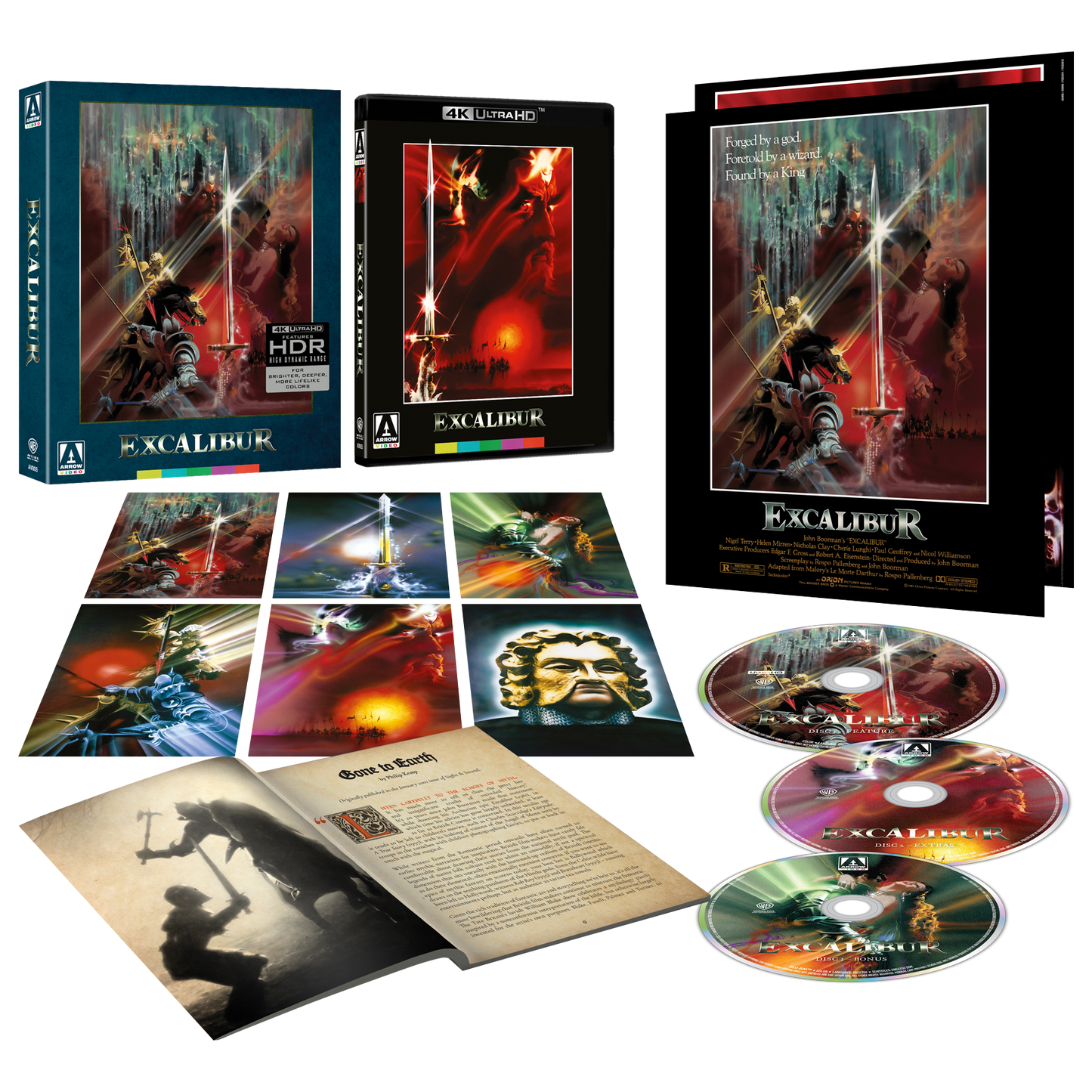 Excalibur (1981) Limited Edition Arrow US - 4K UHD