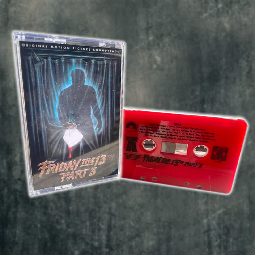 Friday the 13th: Part 3 (1982) OST LE 200 Half Red/White Shell Cassette