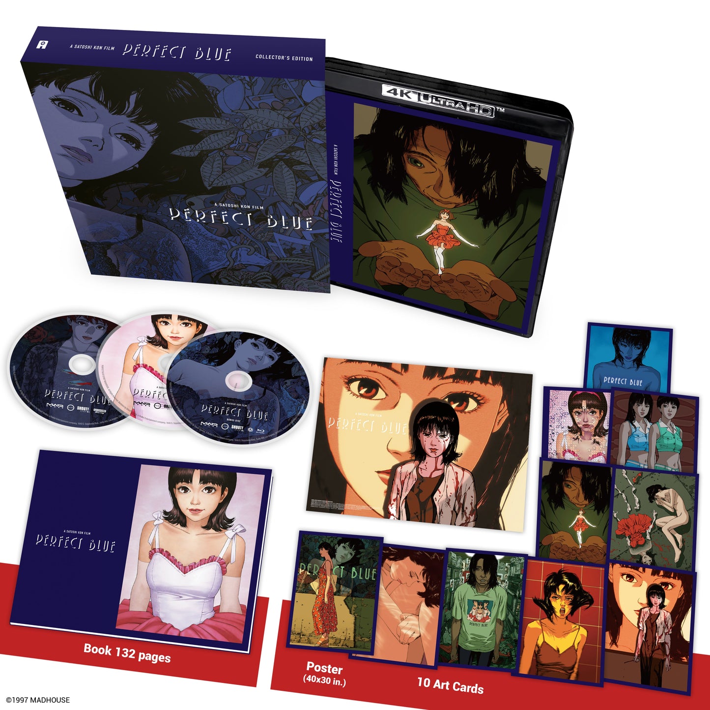Perfect Blue (1997) Deluxe Collector's Edition Shout Factory - 4K UHD / Blu-ray