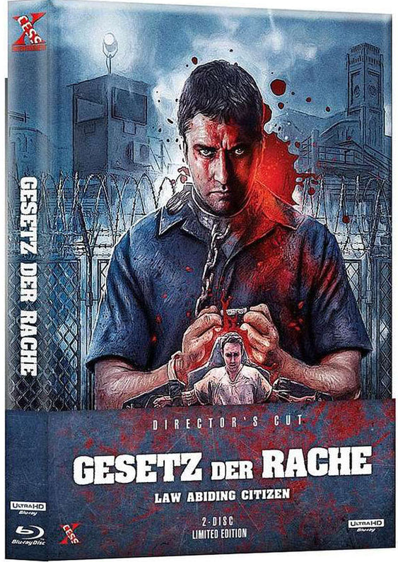 Law Abiding Citizen (2009) LE 333 Padded Mediabook - 4K UHD / Blu-ray Region B