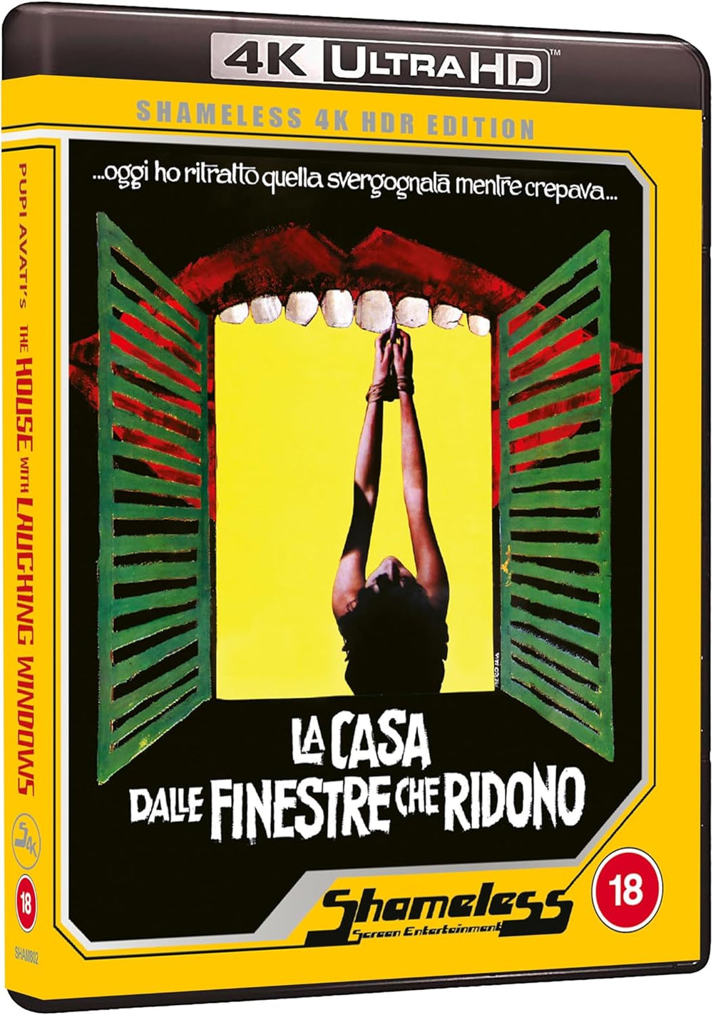 PRE-ORDER House With Laughing Windows (1976) LE Slipcover Shameless - 4K UHD