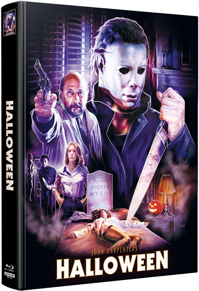 Halloween (1978) Limited Edition 155 Padded Mediabook - 4K UHD / Blu-ray Region B