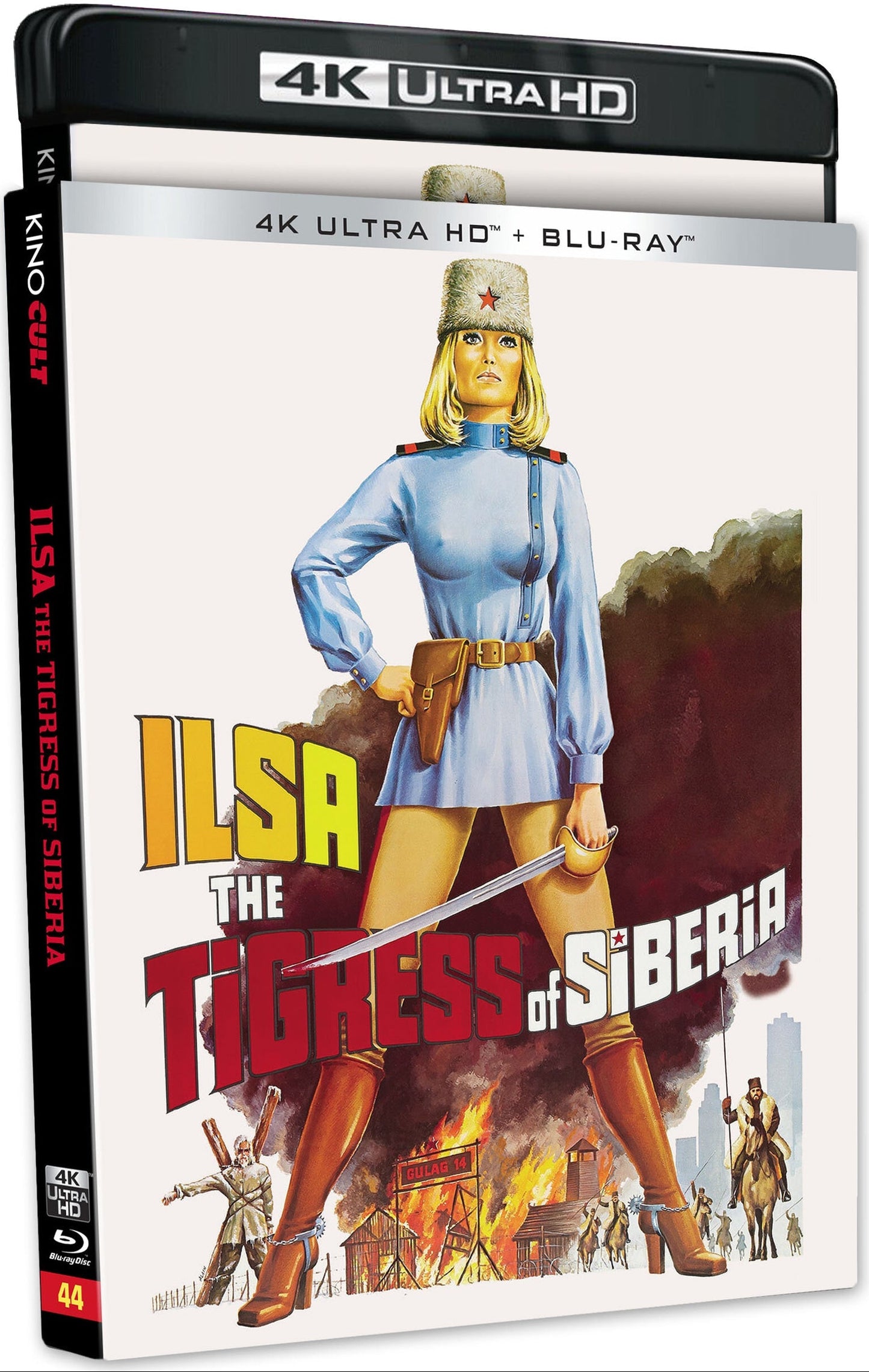PRE-ORDER Ilsa, The Tigress of Siberia (1977) LE Slipcover Kino Lorber - 4K UHD / Blu-ray