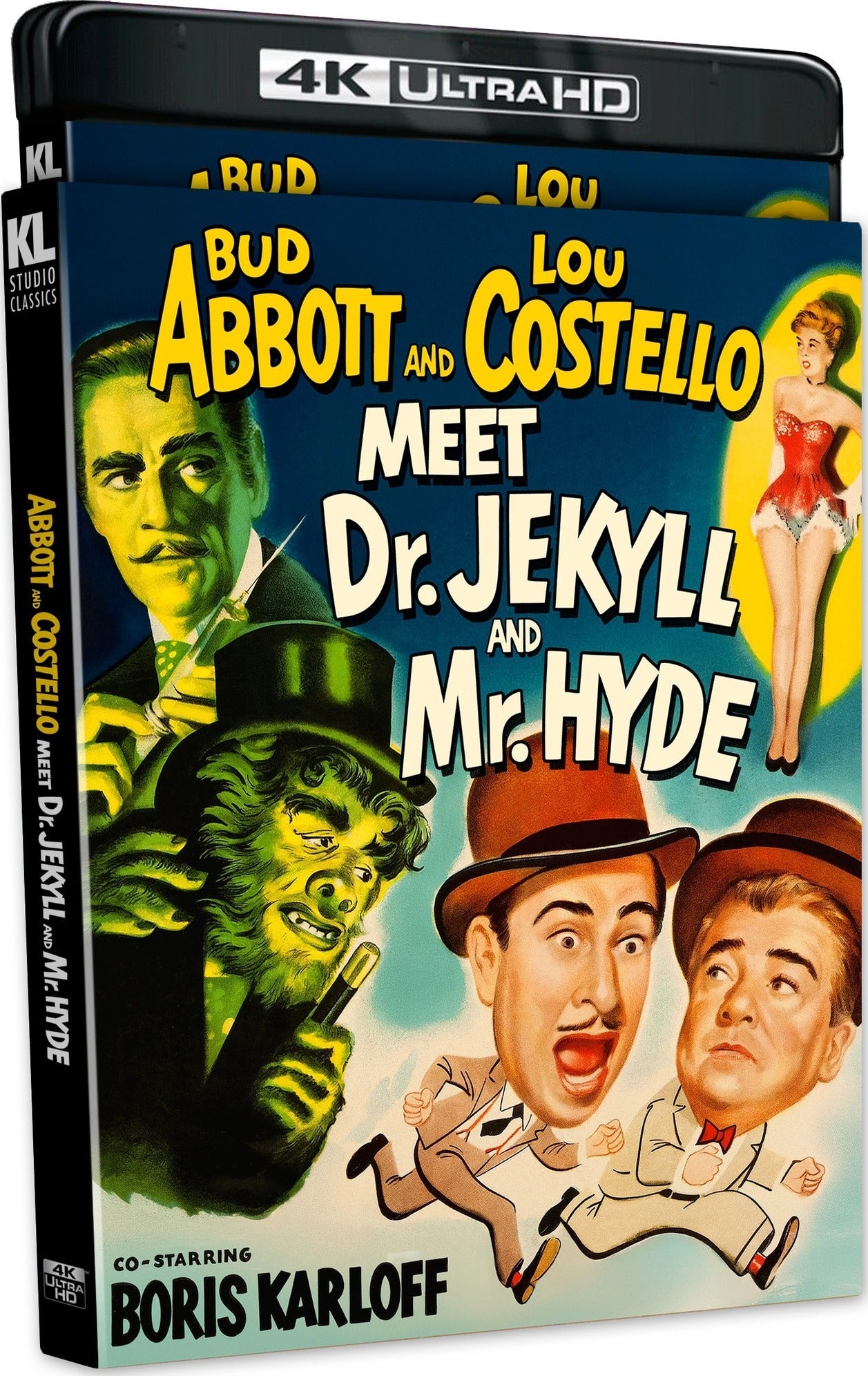 Abbott and Costello Meet Dr. Jekyll and Mr. Hyde (1953) LE Slipcover Kino Lorber - 4K UHD *NOTE*