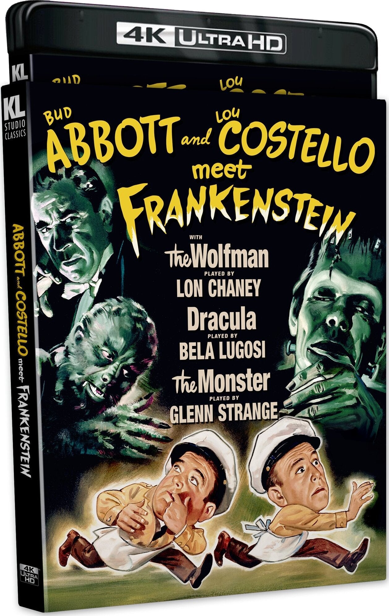 Abbott and Costello Meet Frankenstein (1948) LE Slipcover Kino Lorber - 4K UHD
