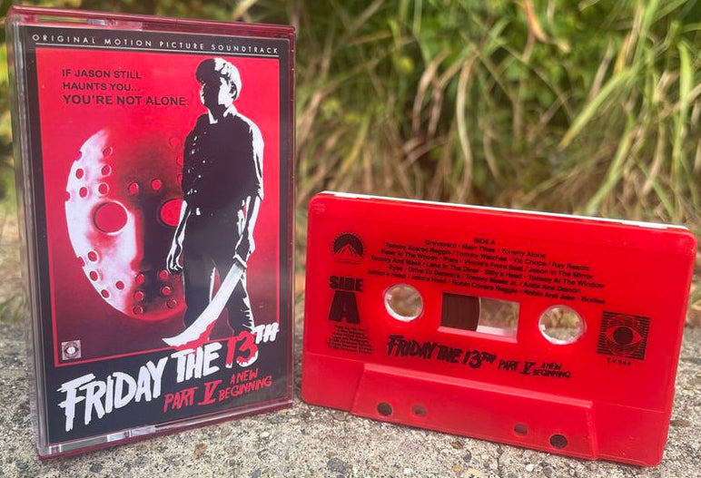 Friday the 13th Part V: A New Beginning (1981) OST LE 200 Half Red/White Shell Cassette