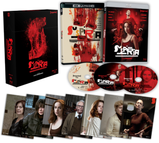 Suspiria (2018) LE 1500 3-Disc Hard Box Imprint - 4K UHD / Blu-ray Region Free