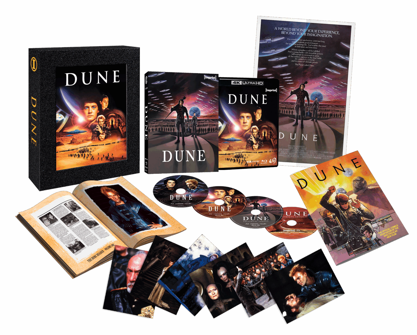 Dune (1984) 4-Disc Limited Sandbox Edition Imprint - 4k UHD / Blu-ray Region Free