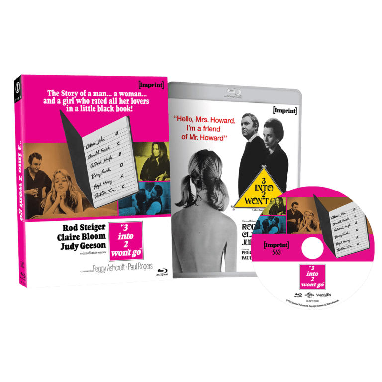 PRE-ORDER Three Into Two Won’t Go (1969) Limited Edition Slipcase Imprint - Blu-ray Region Free