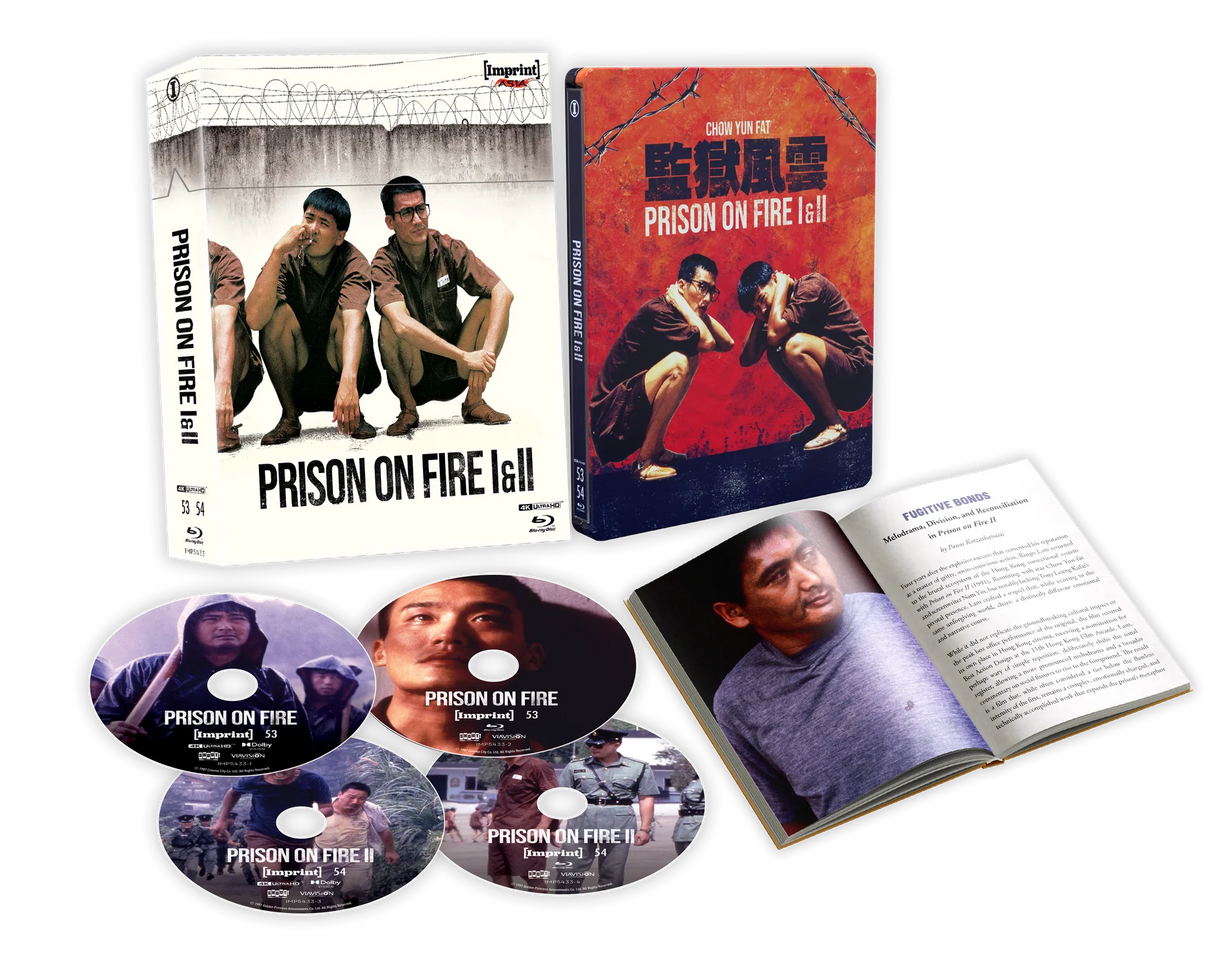 PRE-ORDER Prison on Fire I & II - Limited Edition Steelbook & Hardbox Imprint - 4K UHD / Blu-ray
