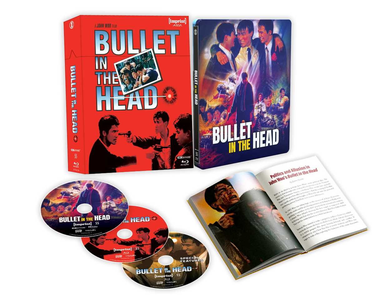 PRE-ORDER Bullet in the Head (1990) Limited Edition Steelbook & Hardbox Imprint - 4K UHD / Blu-ray