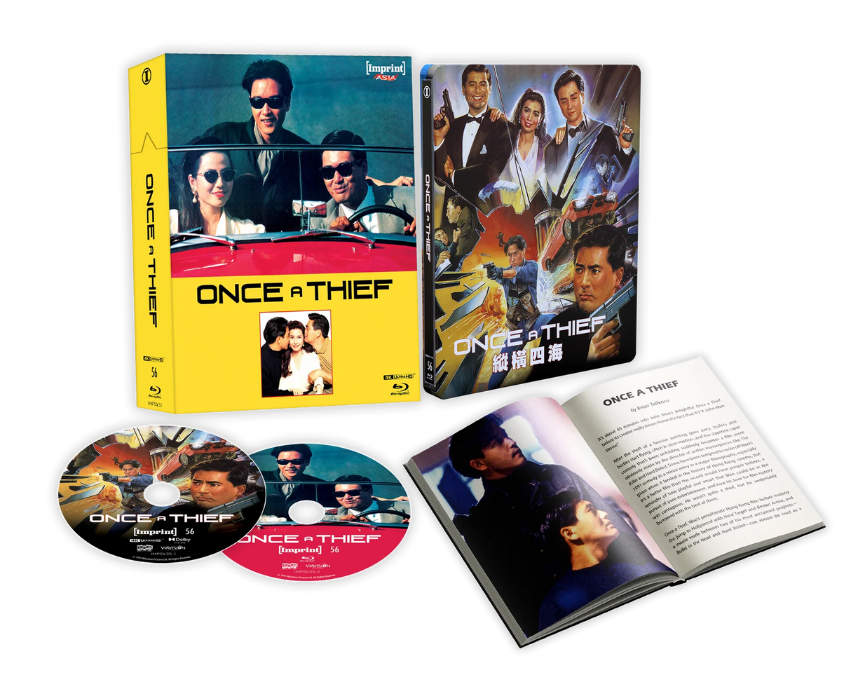 PRE-ORDER Once a Thief (1991) Limited Edition Steelbook & Hardbox Imprint - 4K UHD / Blu-ray