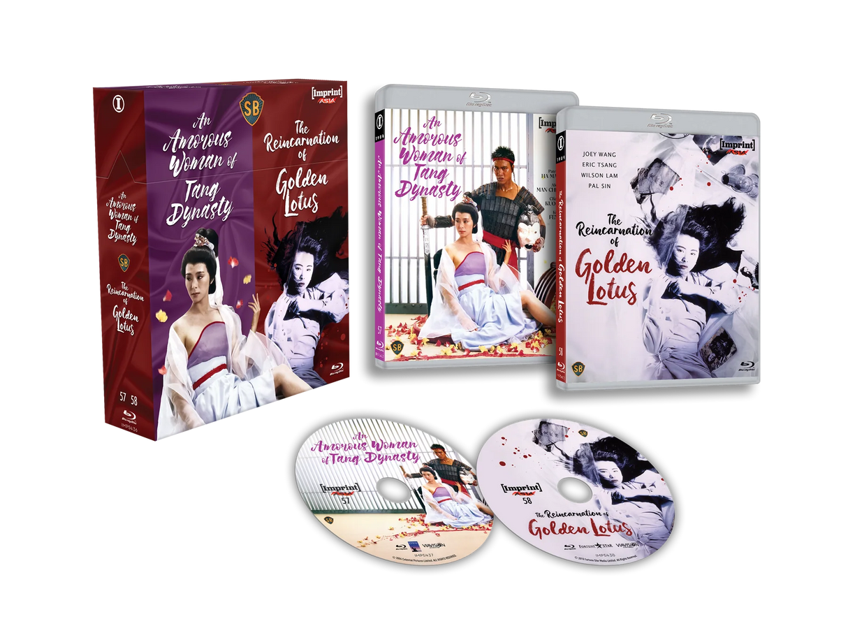 PRE-ORDER An Amorous Woman of Tang Dynasty / The Reincarnation of Golden Lotus - Limited Edition Hardbox Imprint - Blu-ray Region Free