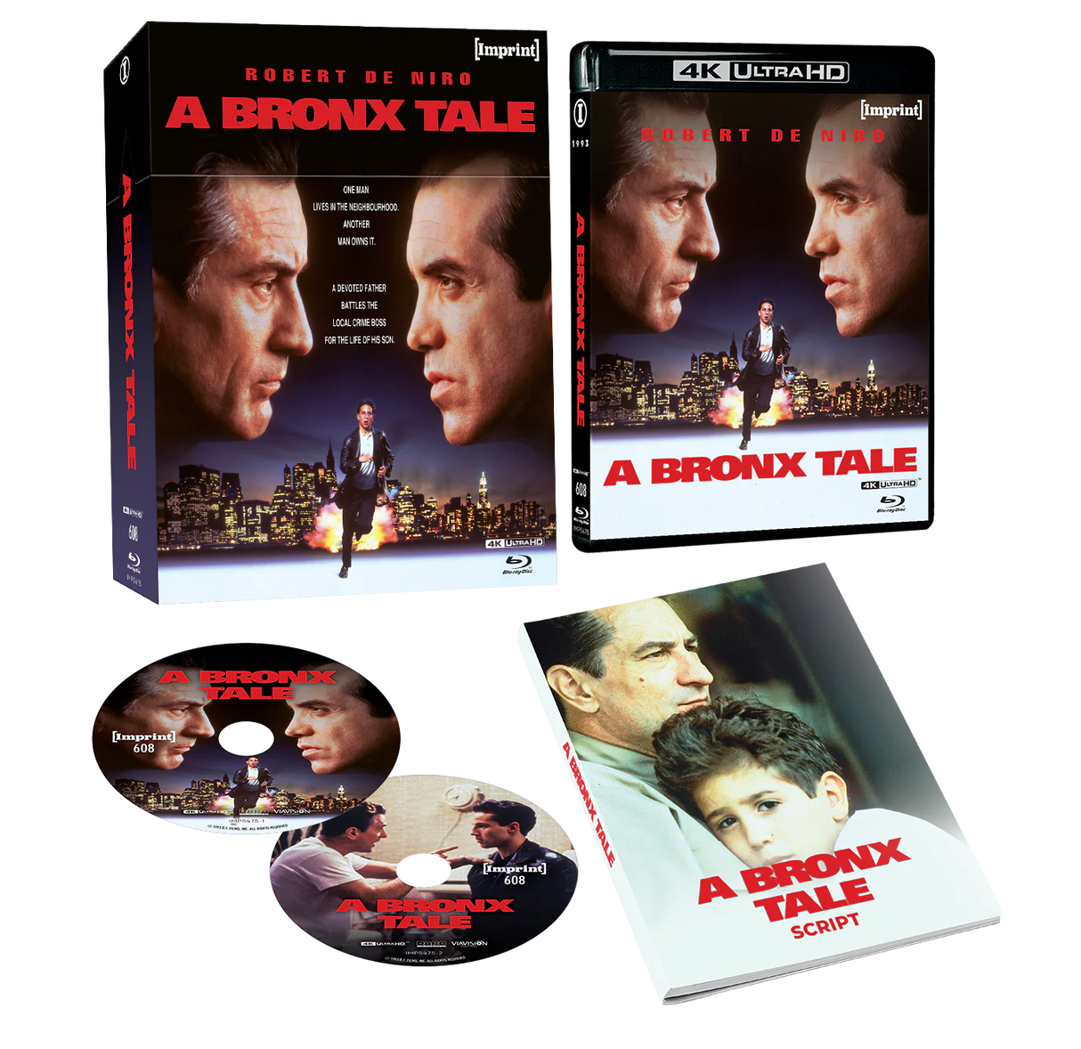 PRE-ORDER A Bronx Tale (1993) Limited Edition Hardbox Imprint - 4K UHD / Blu-ray
