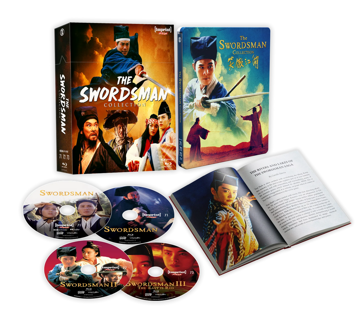 PRE-ORDER The Swordsman Collection - Limited Edition Steelbook & Hardbox Imprint - 4K UHD / Blu-ray