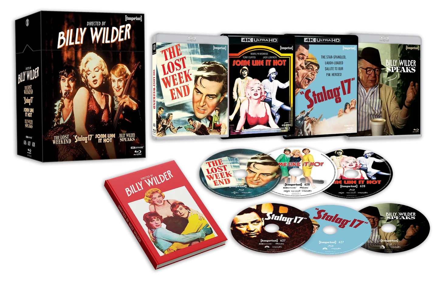 PRE-ORDER Directed by Billy Wilder ('45 - '59) *NOTE* Limited Edition Hardbox Imprint - 4K UHD / Blu-ray Region Free