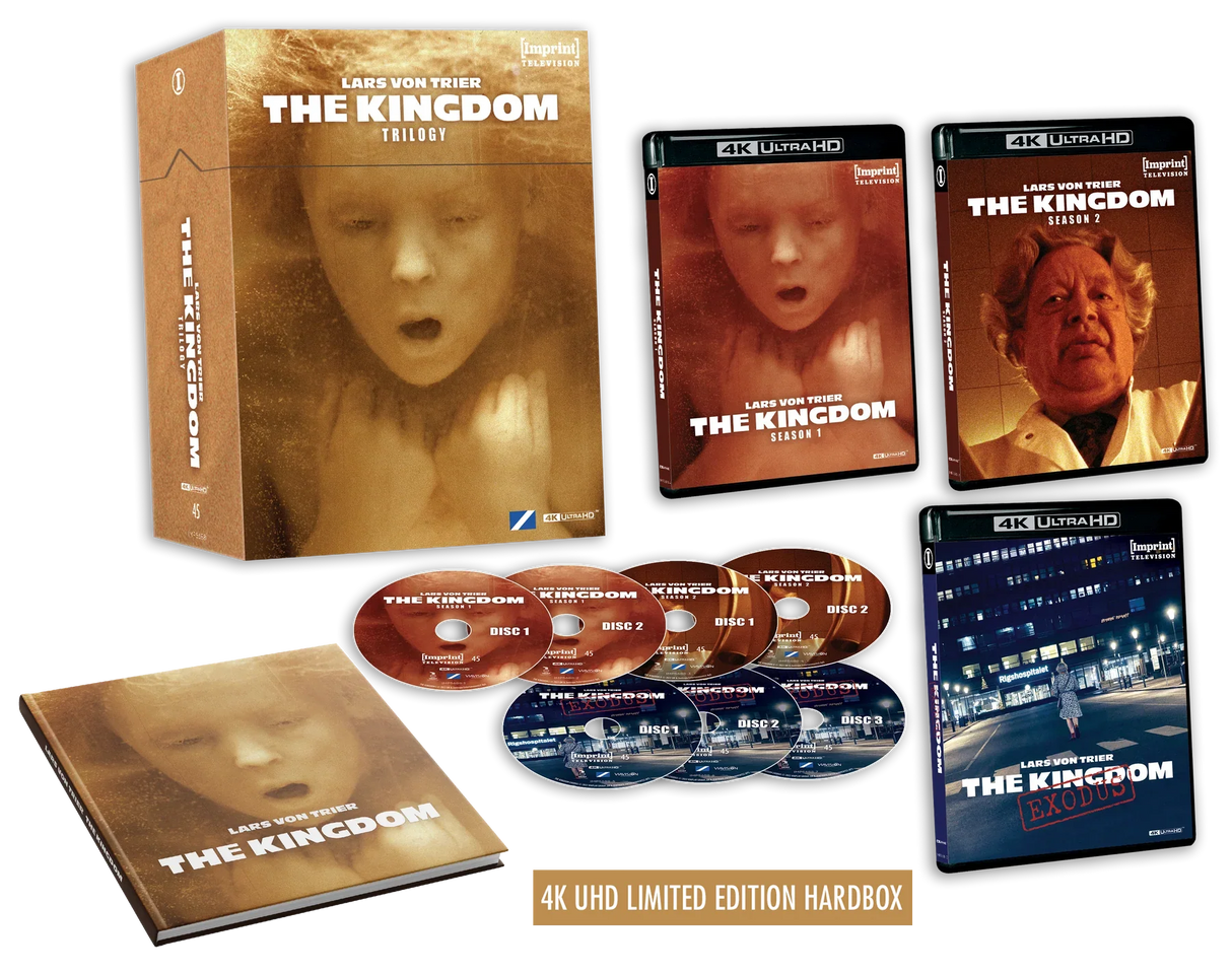 PRE-ORDER Lars von Trier's The Kingdom Trilogy - Limited Edition Hardbox Imprint - 4K UHD