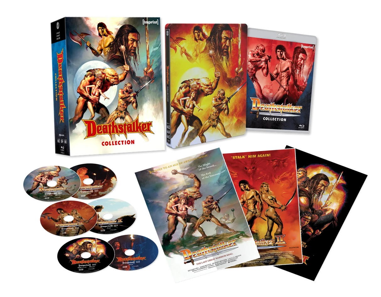 PRE-ORDER Deathstalker Collection - Limited Edition Hardbox w/ Steelbook - 4K UHD / Blu-ray Region Free