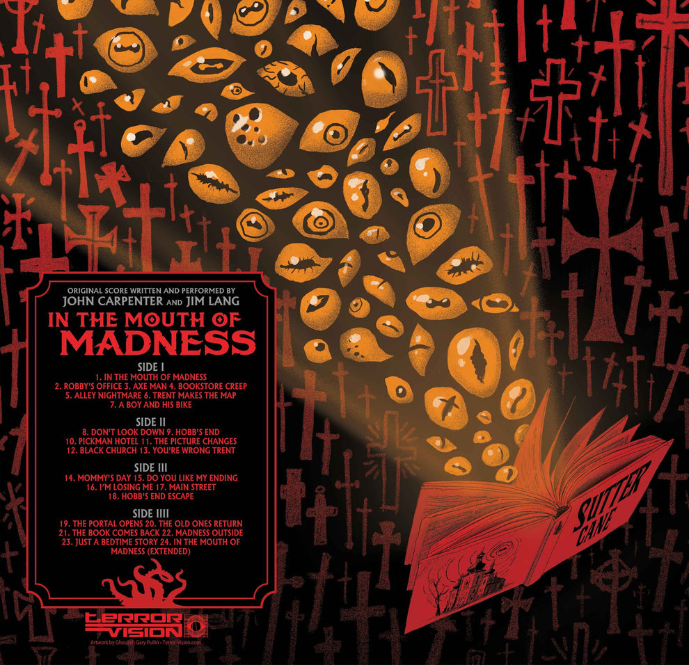 In The Mouth of Madness (1994) LE 100 OST Vinyl by John Carpenter and Jim Lang
