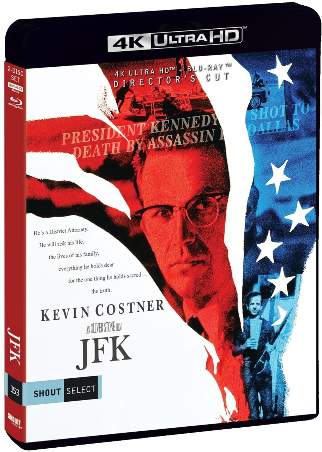 JFK (1991) Director's Cut Shout Select - 4K UHD / Blu-ray Region A