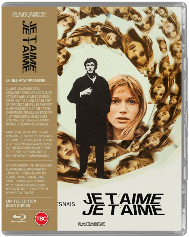 Je t'aime, je t'aime (1968) LE Radiance UK - Blu-ray Region Free