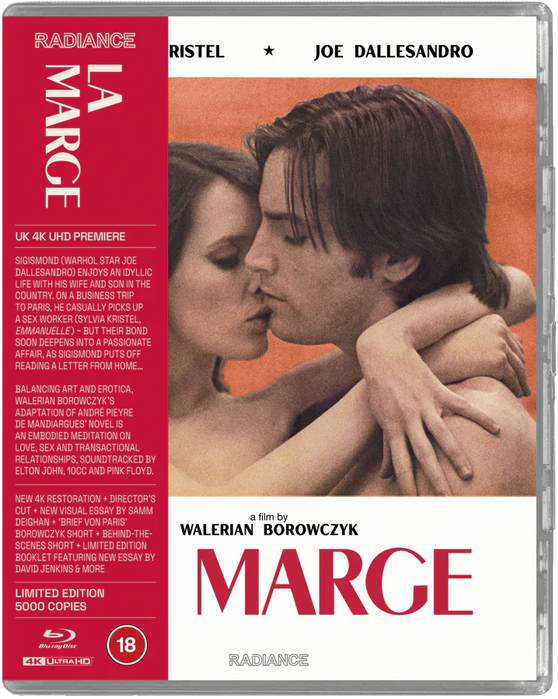 PRE-ORDER La Marge (The Marge 1976) Limited Edition Radiance UK - 4K UHD / Blu-ray Region B
