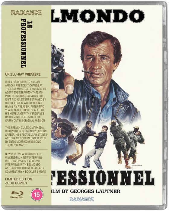 PRE-ORDER Le Professionnel (1981) - LE Radiance UK - Blu-ray Region B