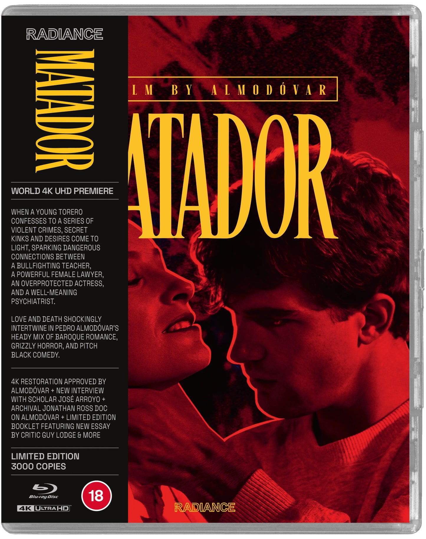 PRE-ORDER Matador (1986) Limited Edition Radiance UK - 4K UHD / Blu-ray Region B