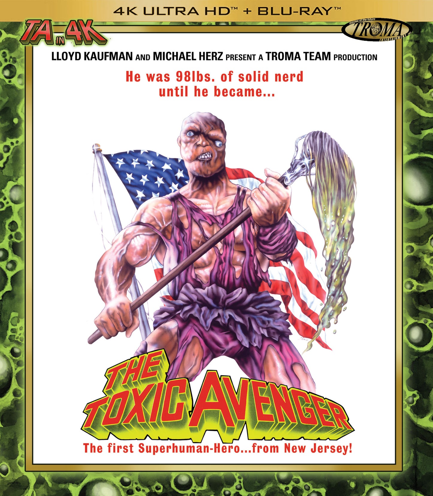 The Toxic Avenger (1984) Troma - 4K UHD / Blu-ray Region Free