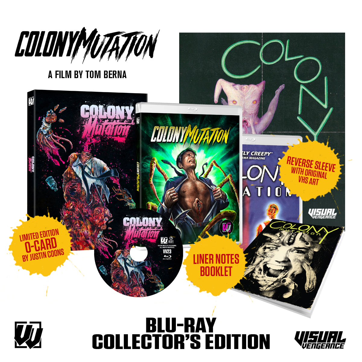 PRE-ORDER Colony Mutation (1995) Collector's Edition Visual Vengeance - Blu-ray Region Free