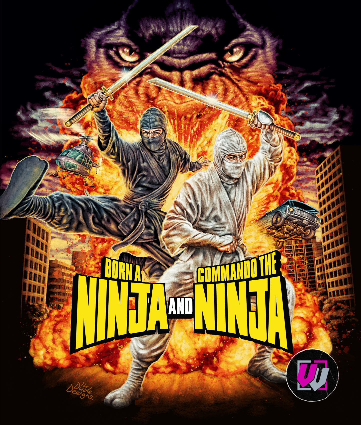 PRE-ORDER Born a Ninja / Commando the Ninja (Double Feature) Collector's Edition Visual Vengeance - Blu-ray
