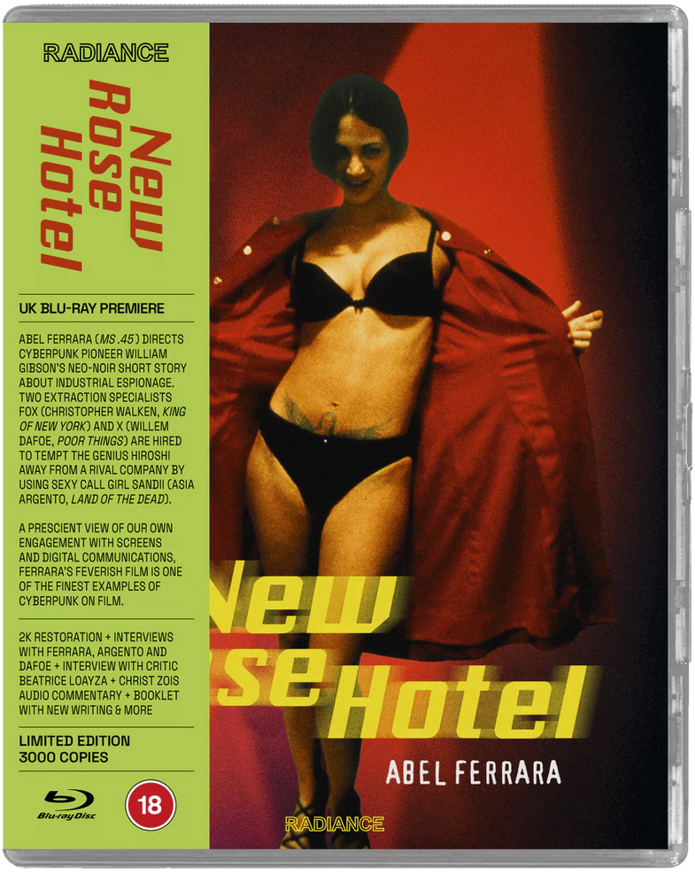 PRE-ORDER The New Rose Hotel (1998) Limited Edition Radiance UK - Blu-ray Region B