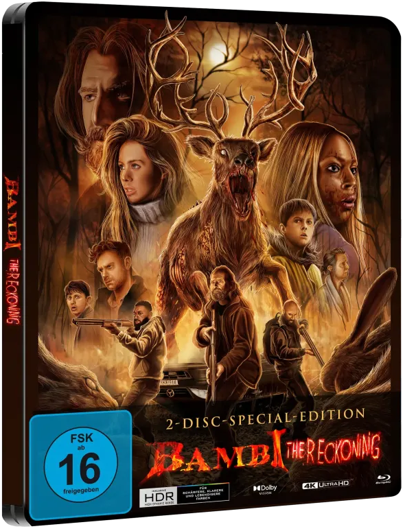 Bambi: The Reckoning (2025) Limited Edition Steelbook Plaion - 4K UHD / Blu-ray Region B