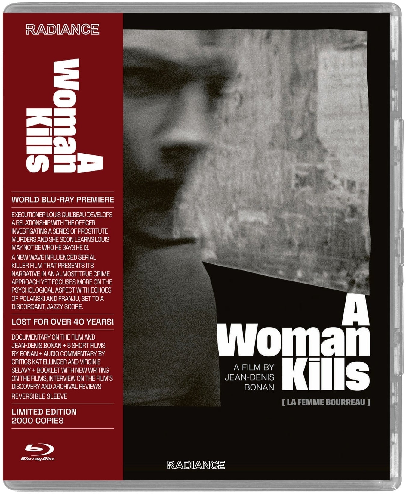 A Woman Kills (1968) Limited Edition Radiance US - Blu-ray Region Free
