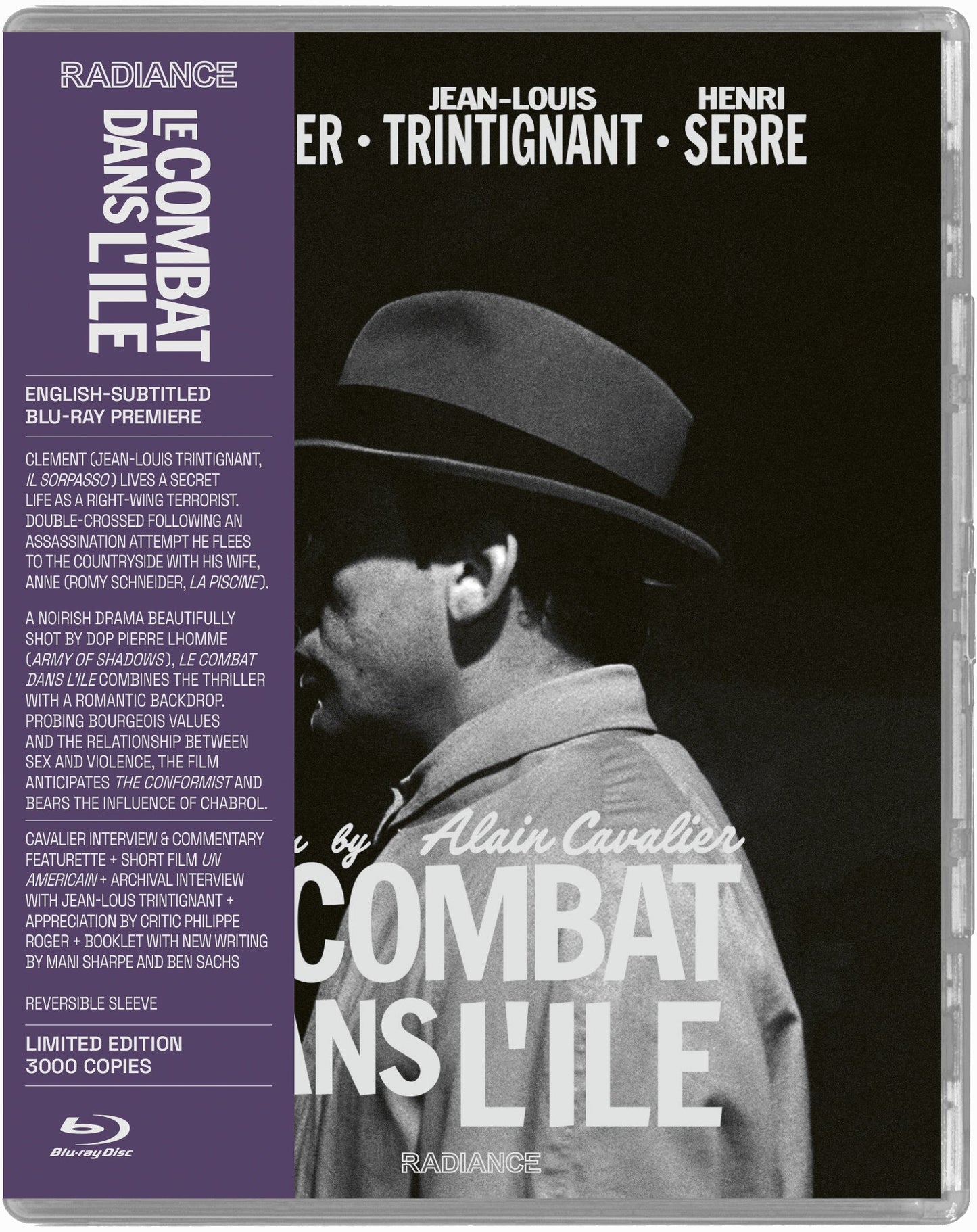 Le Combat Dans L'ile (1962) LE Radiance US - Blu-ray Region A & B