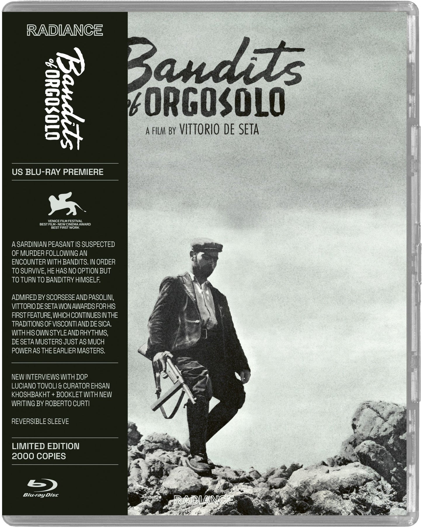 Bandits Of Orgosolo (1961) LE Radiance US - Blu-ray Region A & B