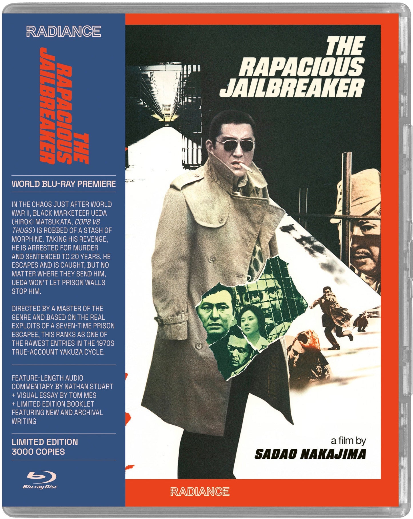 The Rapacious Jailbreaker (1974) LE Radiance US - Blu-ray Region A & B
