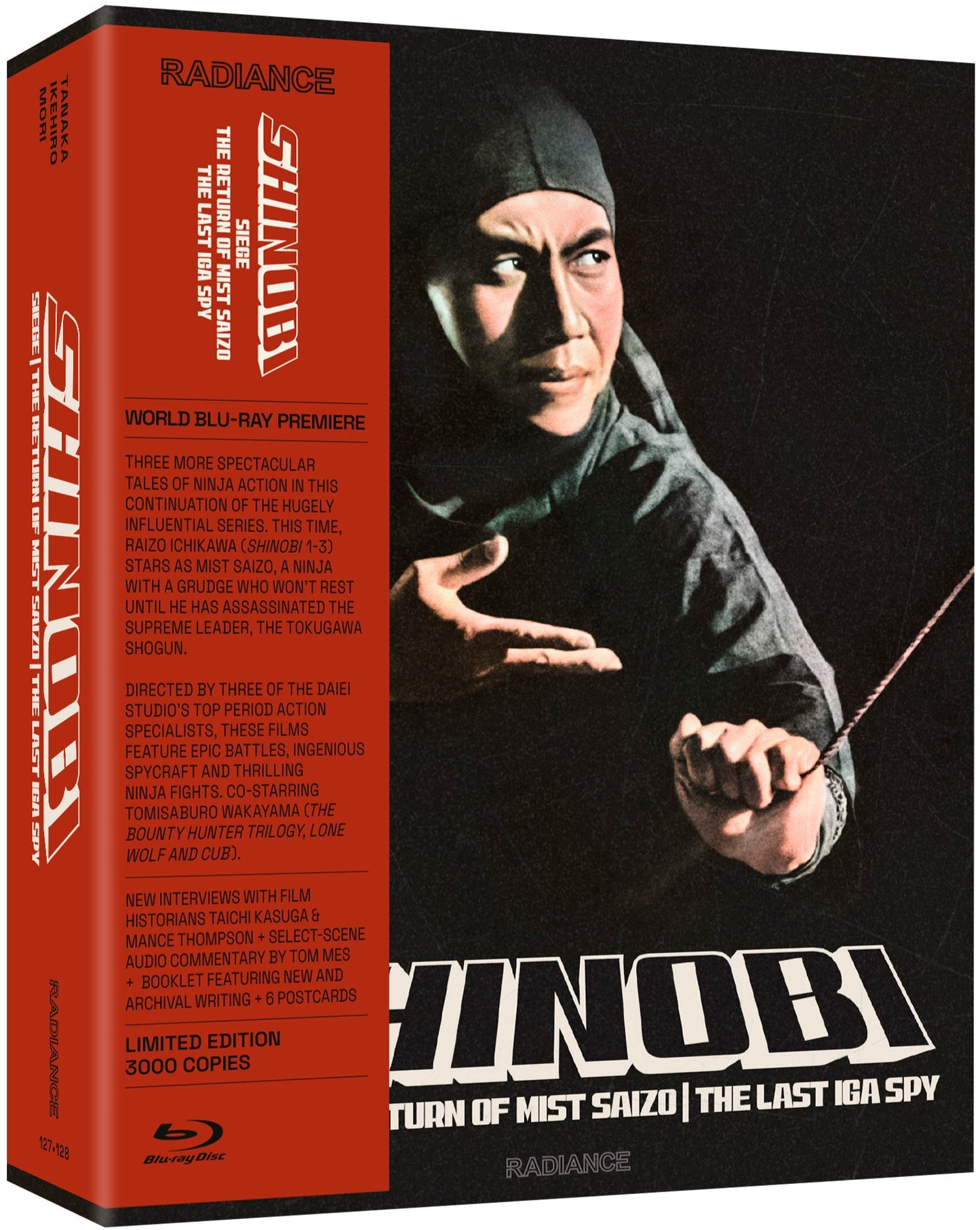 Shinobi Vol. 2 (3 Films) LE Radiance US Box Set - Blu-ray Region Free
