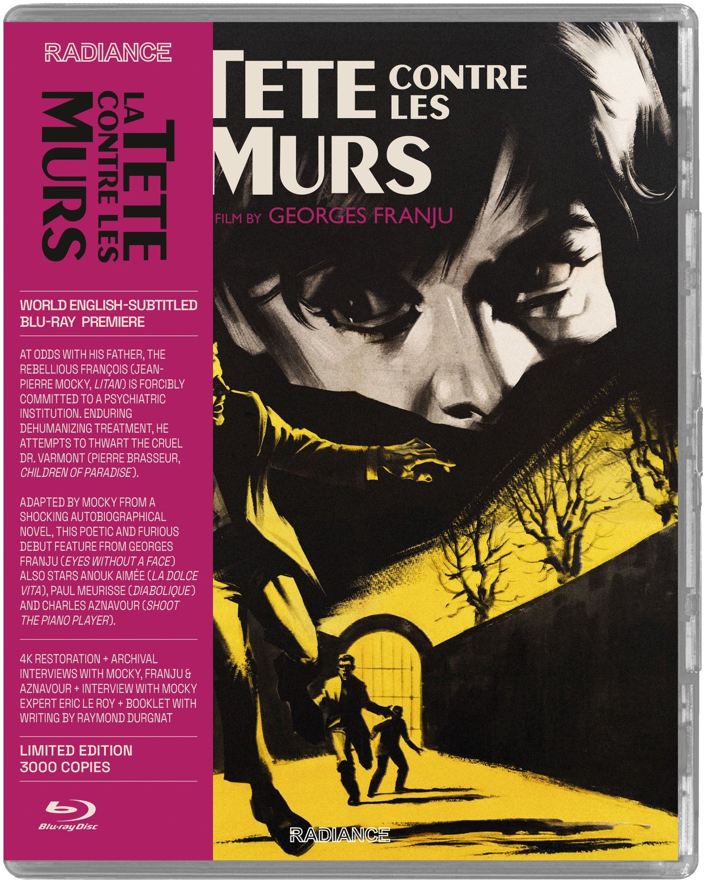 PRE-ORDER La Tete Contre Les Murs (1959) LE Radiance US - Blu-ray
