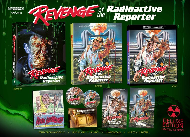 Revenge of the Radioactive Reporter (1990) Limited 1500 Deluxe Edition - 4K UHD / Blu-ray