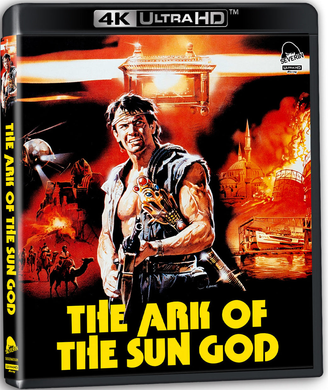 PRE-ORDER The Ark of the Sun God (1984) 3-Disc Severin - 4K UHD / Blu-ray / CD