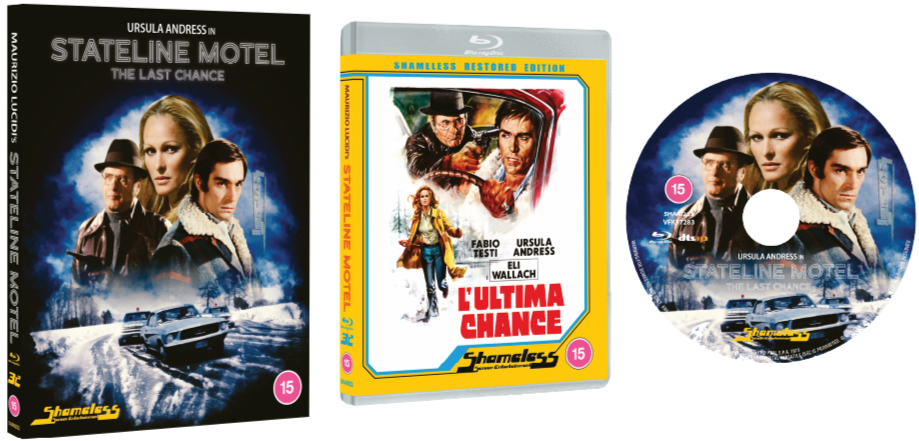 Stateline Motel (1973) LE Slipcover Shameless - Blu-ray Region Free