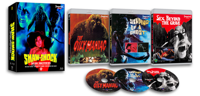 Shaw-Shock: Shaw Brothers Horror Collection - Vol. 1 (3 Films) LE Imprint - Blu-ray Region Free