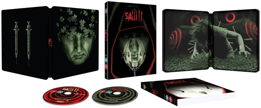 PRE-ORDER Saw II (2005) UK Limited Edition Steelbook - 4K UHD / Blu-ray Region B