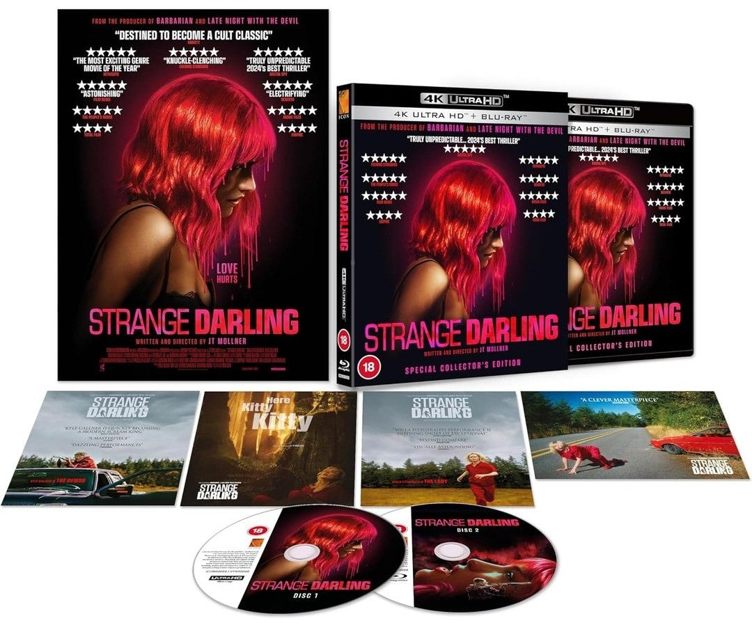 Strange Darling (2023) w/ Slipcover 4K UHD / Blu-ray Region B