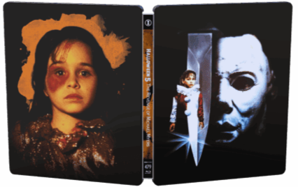 PRE-ORDER Halloween 1 - 5 ('78 - '89) Limited Edition Steelbook Library Case - Imprint - 4K UHD / Blu-ray Region Free